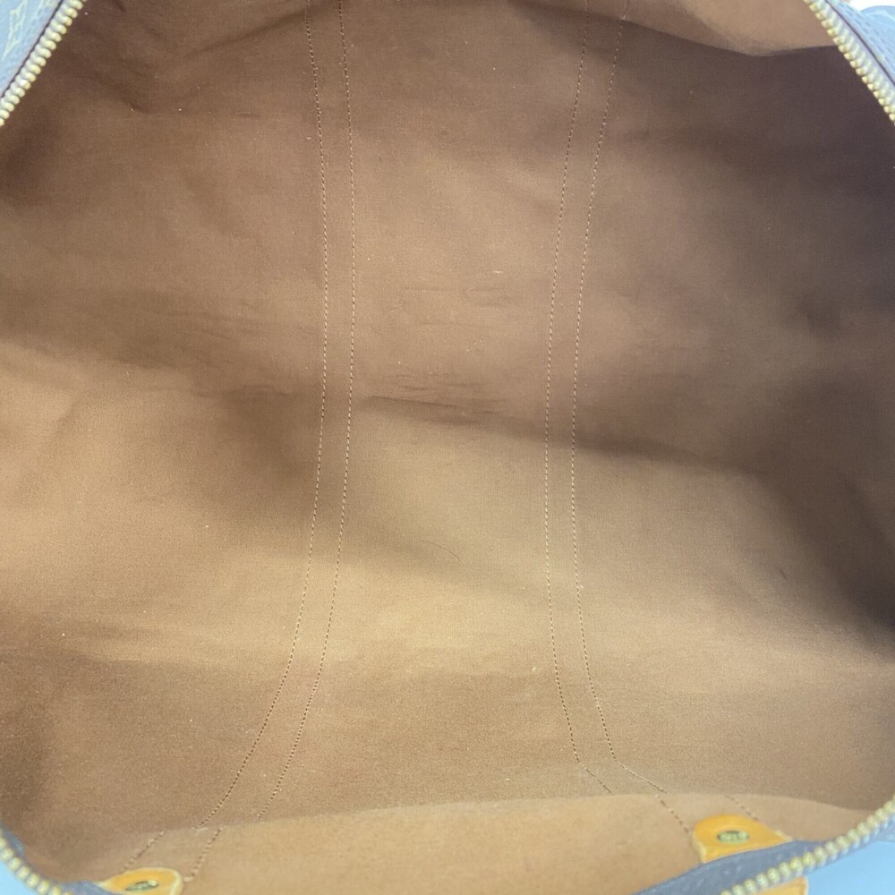 LOUIS VUITTON Brown Monogram Keepall 60 Boston Bag - Picture 4 of 10